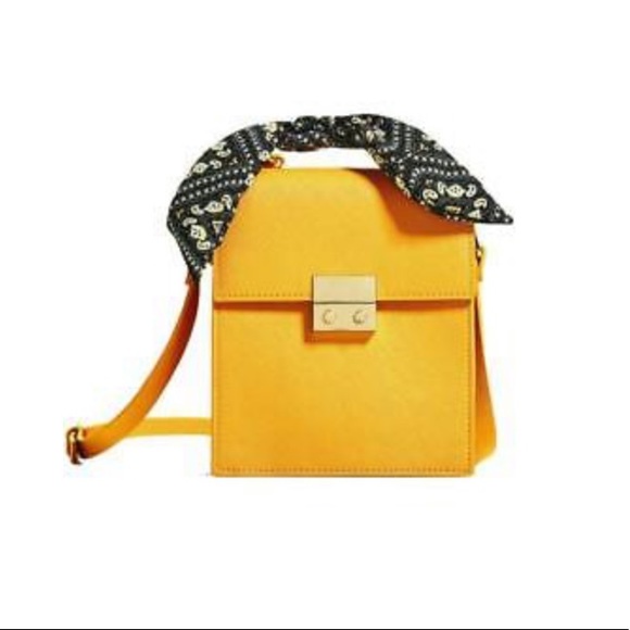 Zara Handbags - New Zara City Bag with Scarf